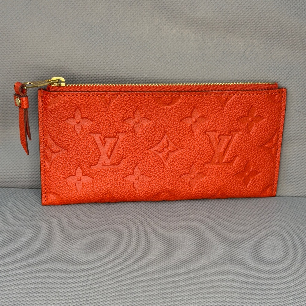Louis Vuitton Empreinte Leather Zip Pouch – Red - Picture 5 of 9